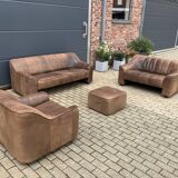 De Sede Ds44 3zit, 2zit, 1zit + poef Buffel leder 5mm NECK