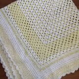 70s crochet blanket