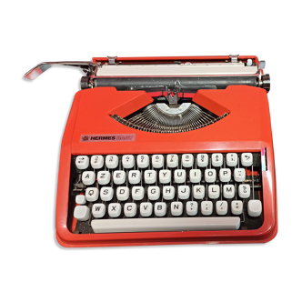 Hermes Baby Orange Typewriter