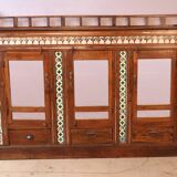 Colonial sideboard in Burmese teak