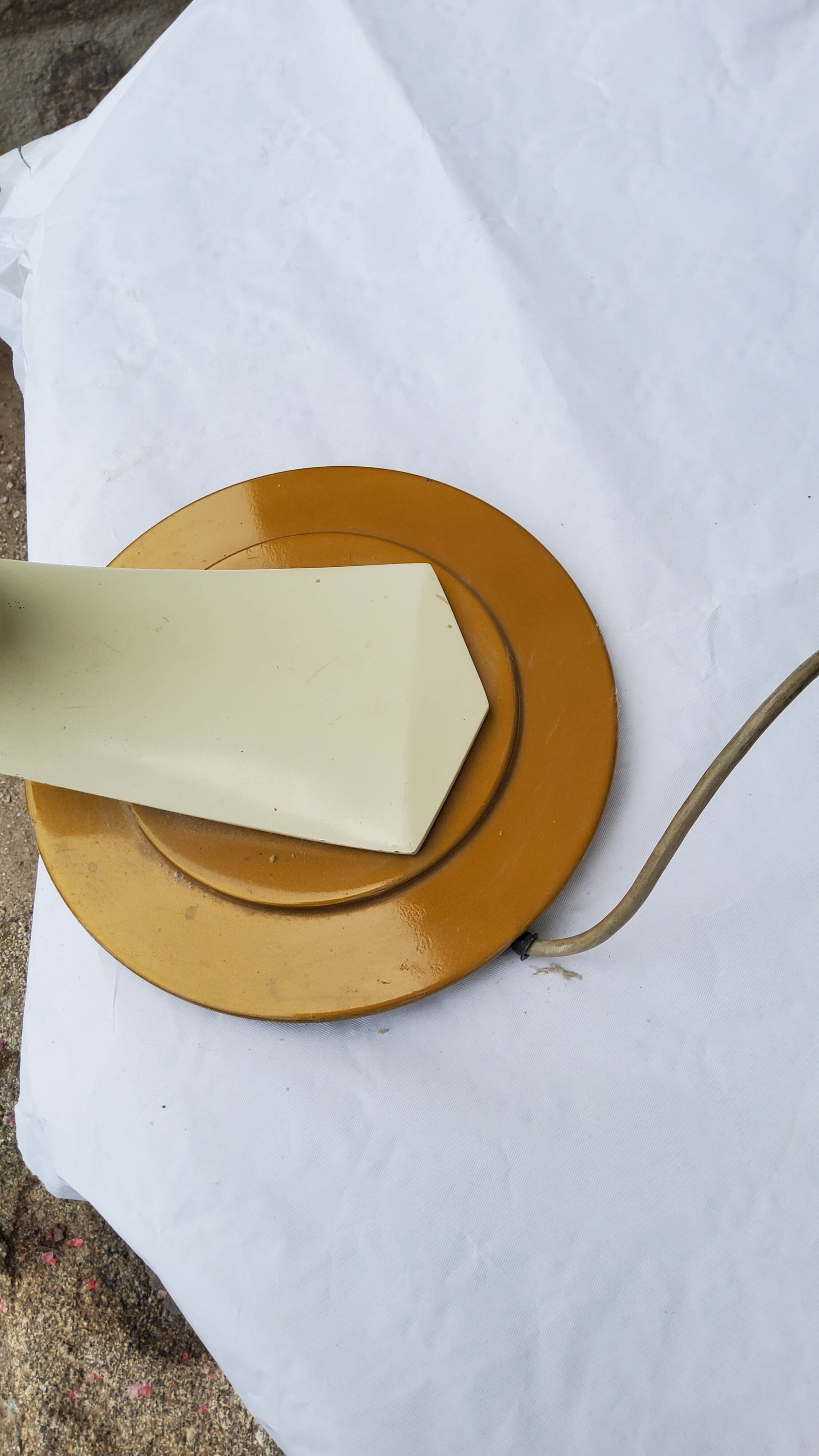 Fase boomerang desk lamp of the 70s