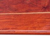 table in natural varnished quince wood