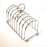 Vintage silver-plated toast rack with ball feet 1960 – Brunch Bistrot