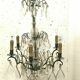 Louis XV style chandelier Bronze and pendants 8 arms of light XX century