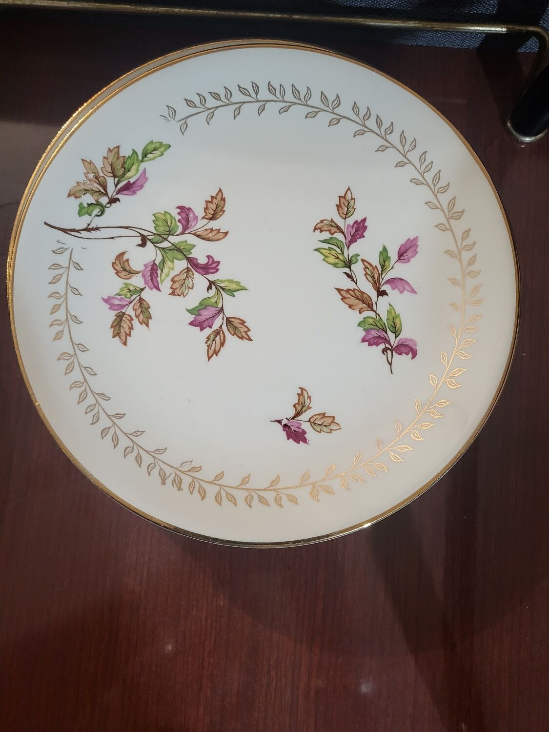Lots of 6 dessert plates gien model sous bois