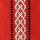Set de nappe et 6 serviettes de table Linge de coton basque ancien France 1950