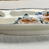 Ancien ravier Gien coq pivoines 1938/1960
