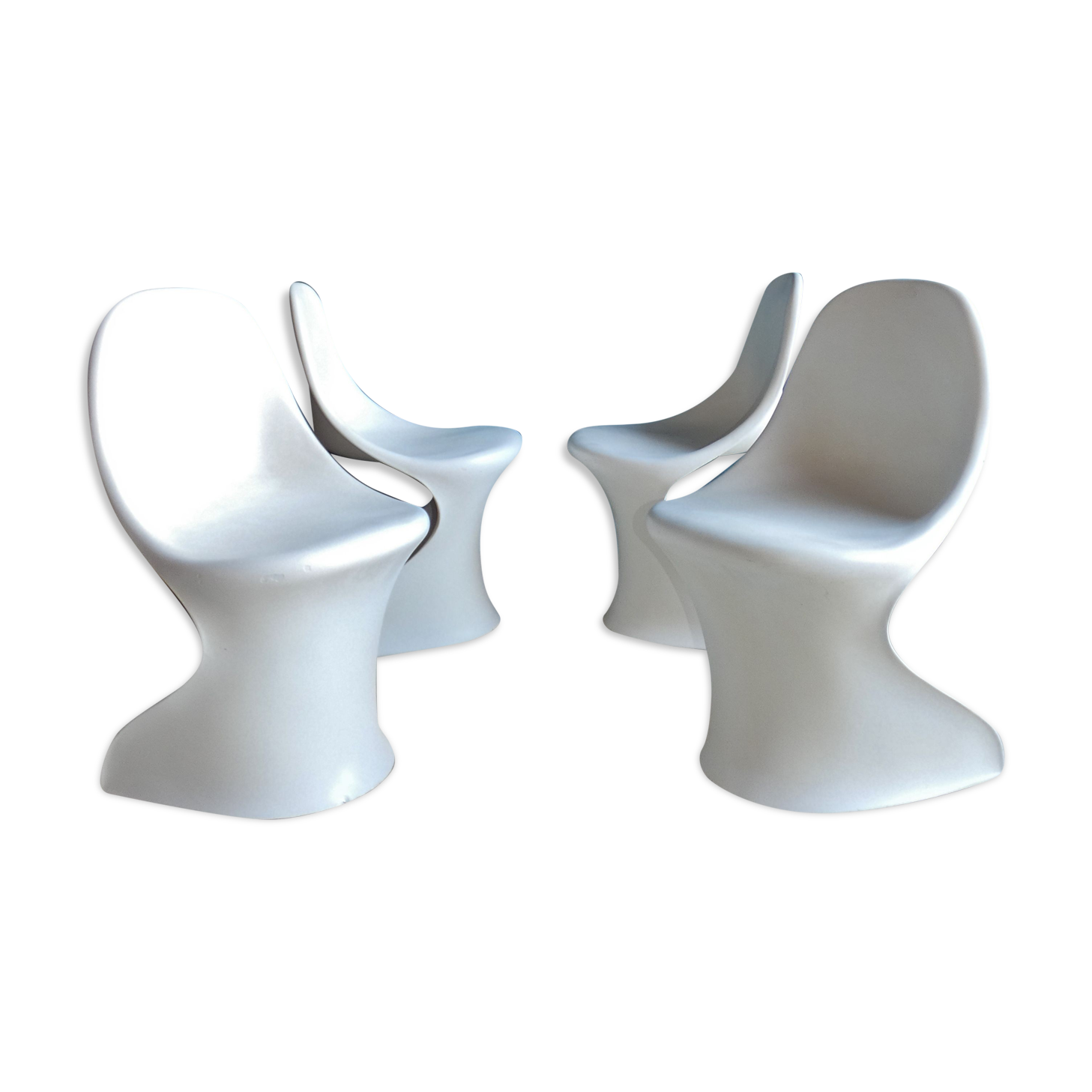 4 chairs vintage 1960