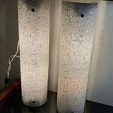 Vintage perspex wall lights