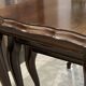 Set of 3 rustic nesting coffee tables in Louis XV style from 1950.