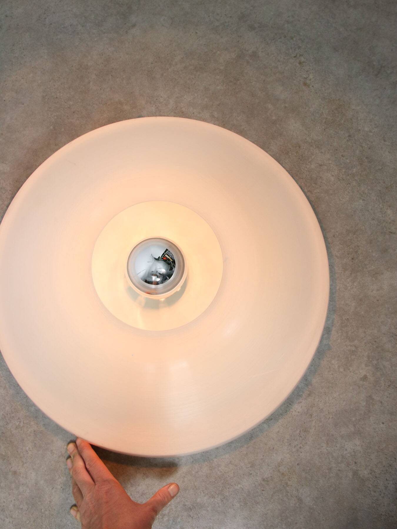 Big Tam-Tam Wall or Ceiling Lamp by Yoshiko Hasabe for Guzzini, 1970s