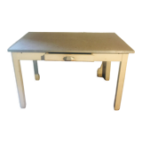 1930s country table/bistro table in its pattine