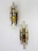 Pair of Venini sconces, Murano cut glass, Italy, 1970