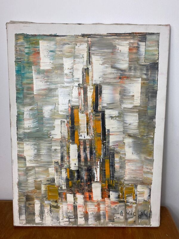 Huile sur toile A.Victoria