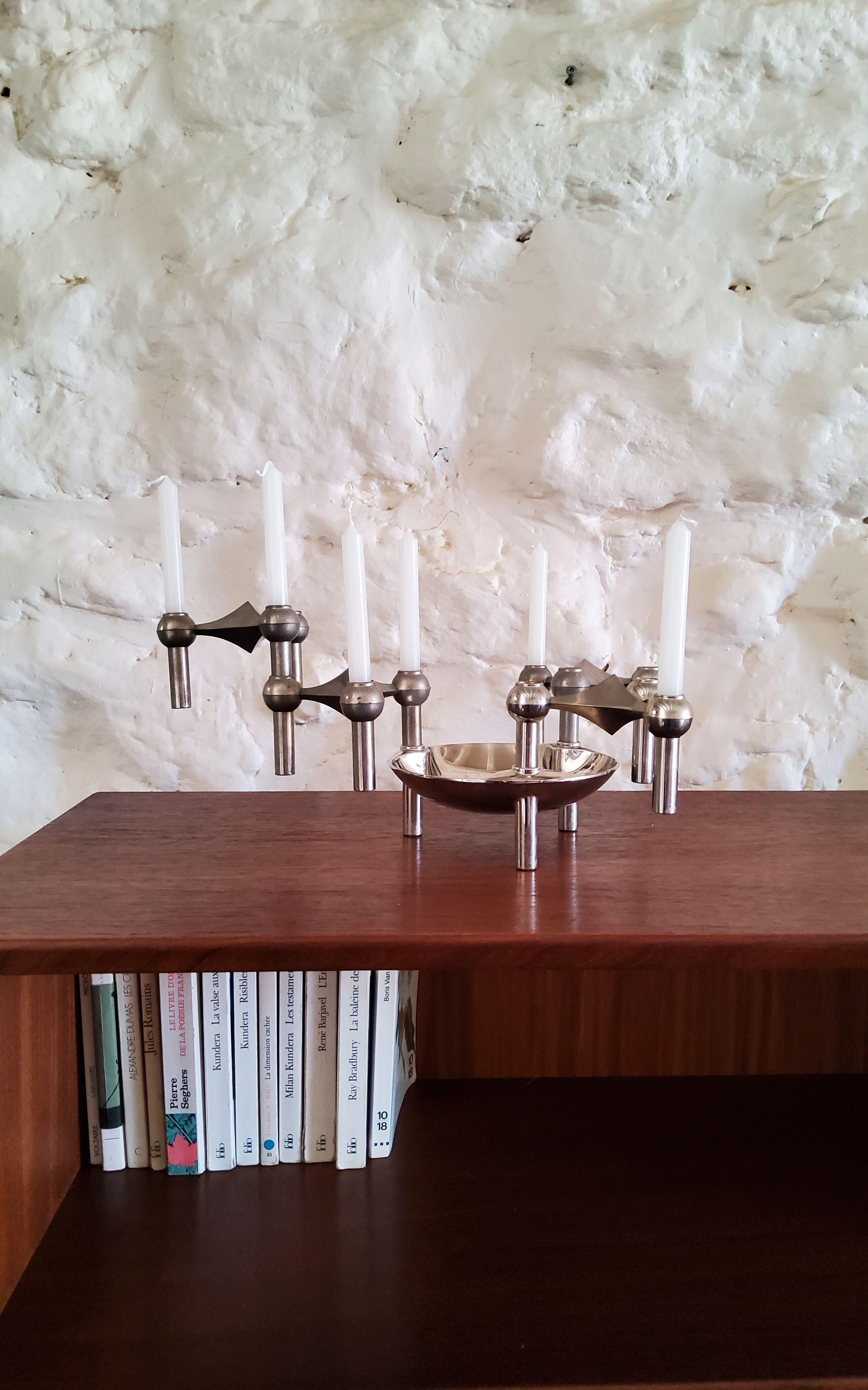 Nagel 1970 modular candle holders and cups