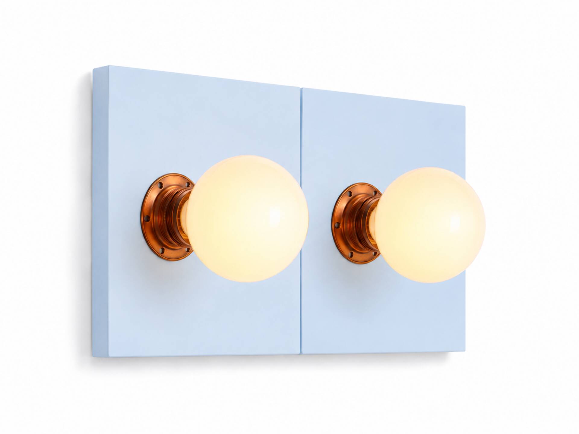 Apply 2 cement tile lights.
