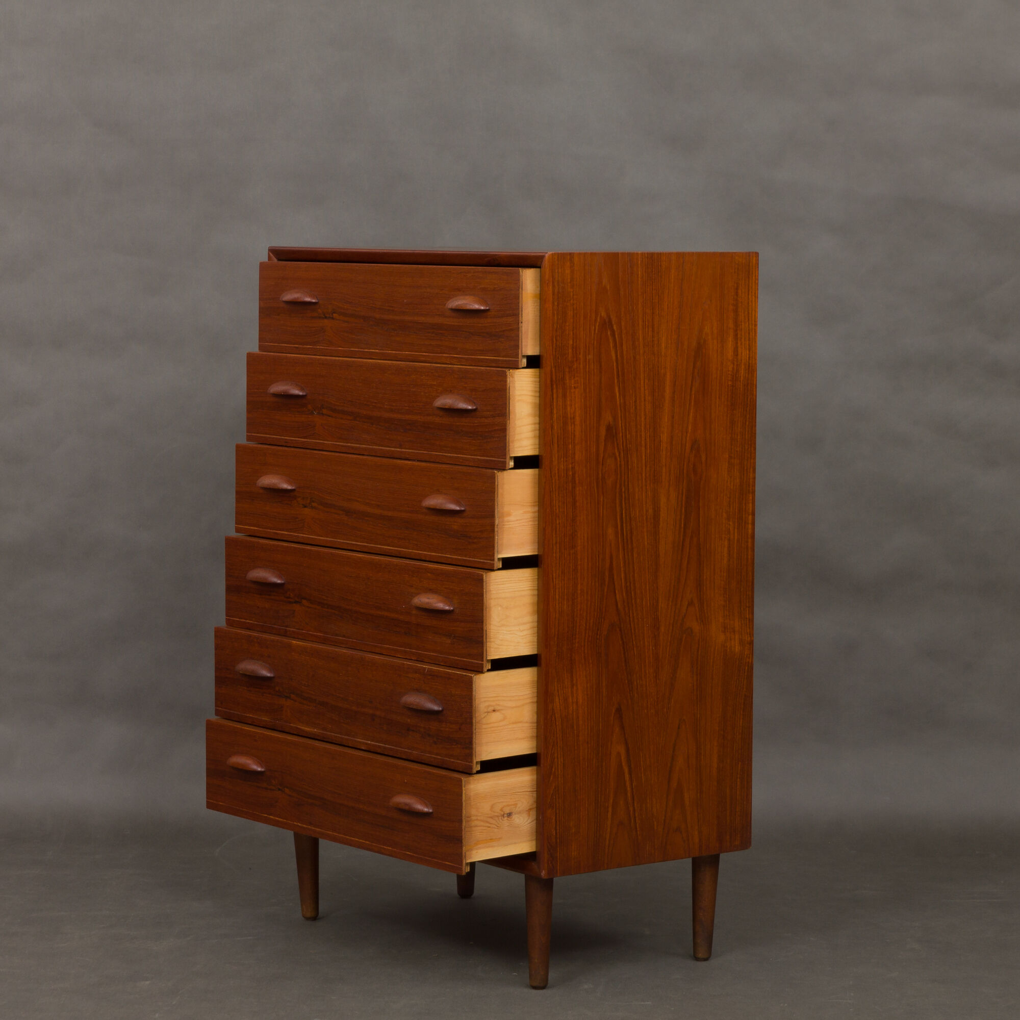 Danish  teak dresser with hidden mirror