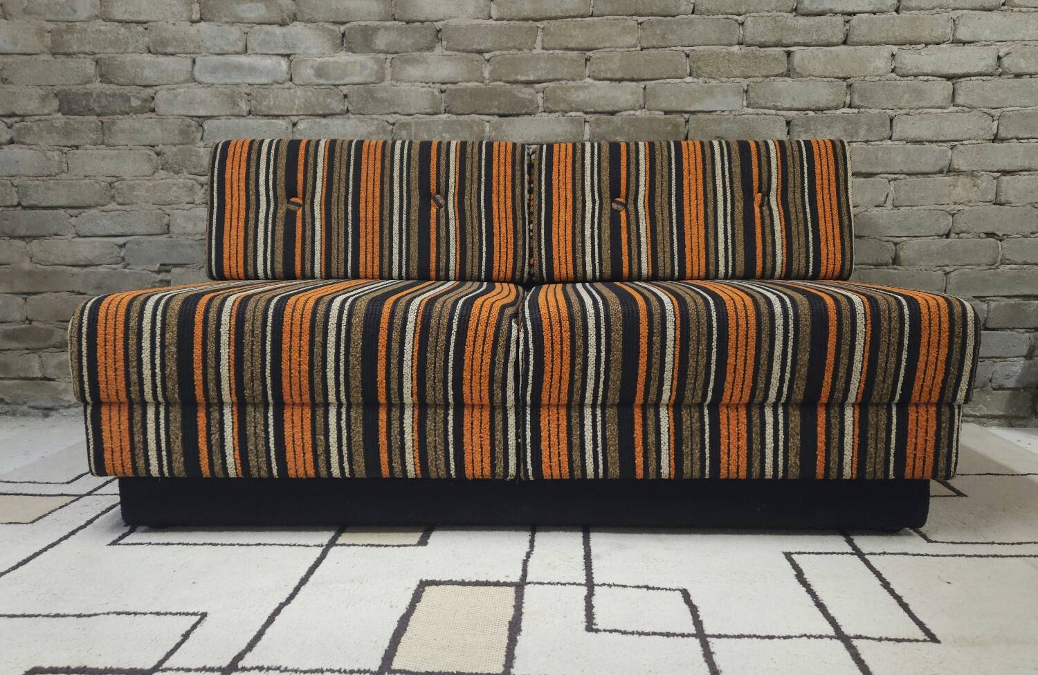 Daybed canapé modulable 1970 vintage