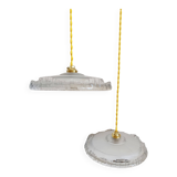 Pair of Ezan art deco pendant lights