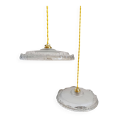 Paire de suspensions art déco Ezan