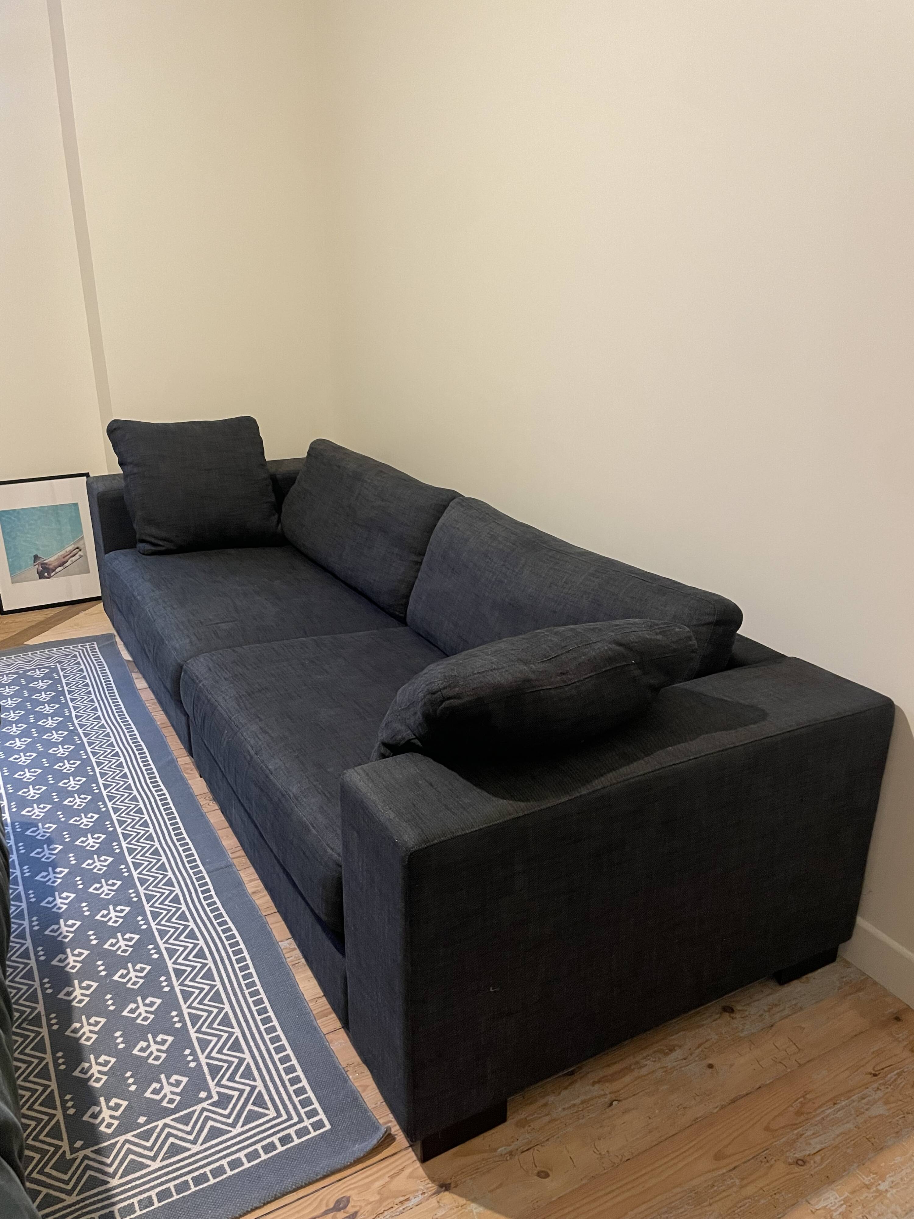 Home Spirit modular sofa in anthracite fabric – contemporary design