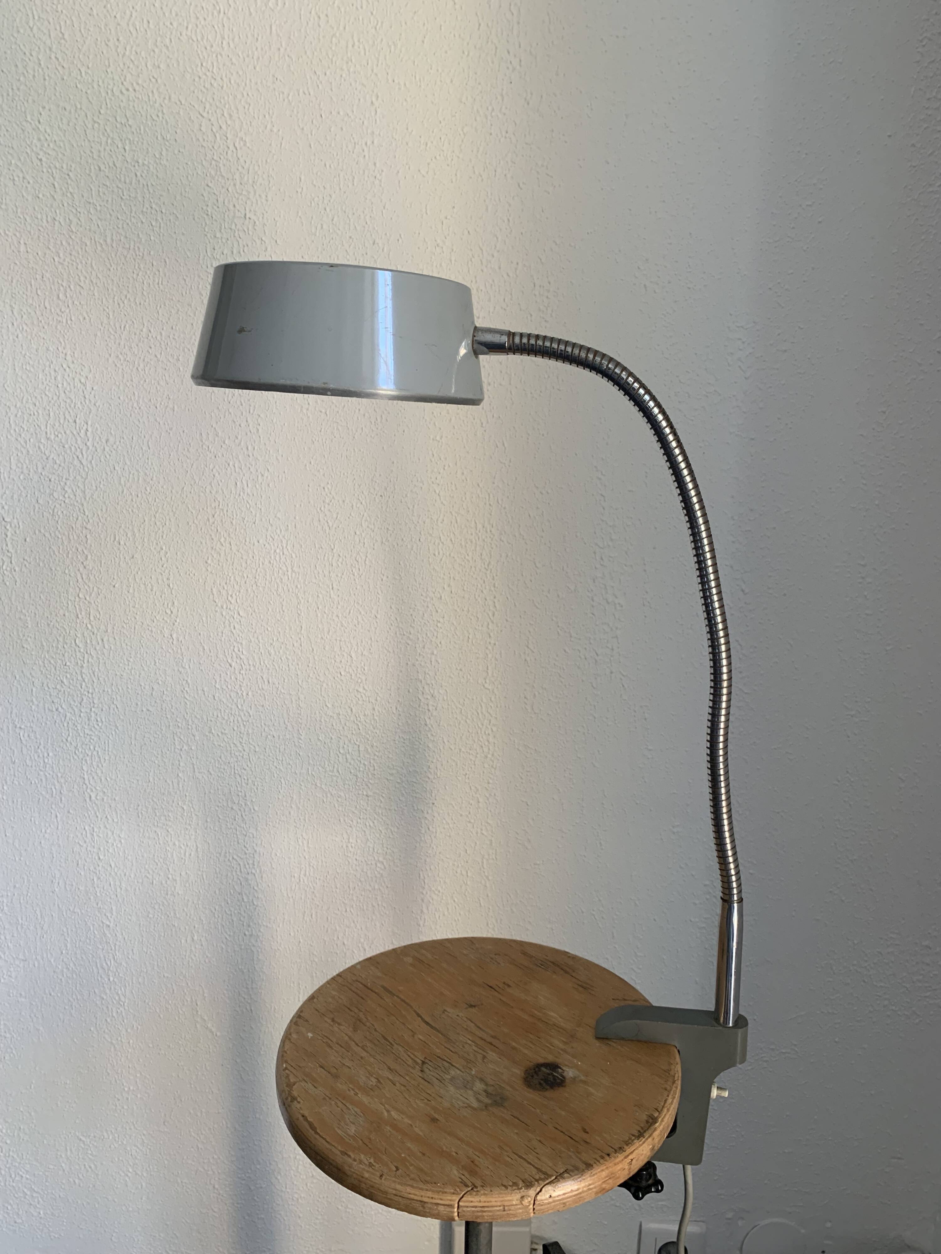 Vintage 1950 Jumo industrial workshop factory office lamp - 55 cm