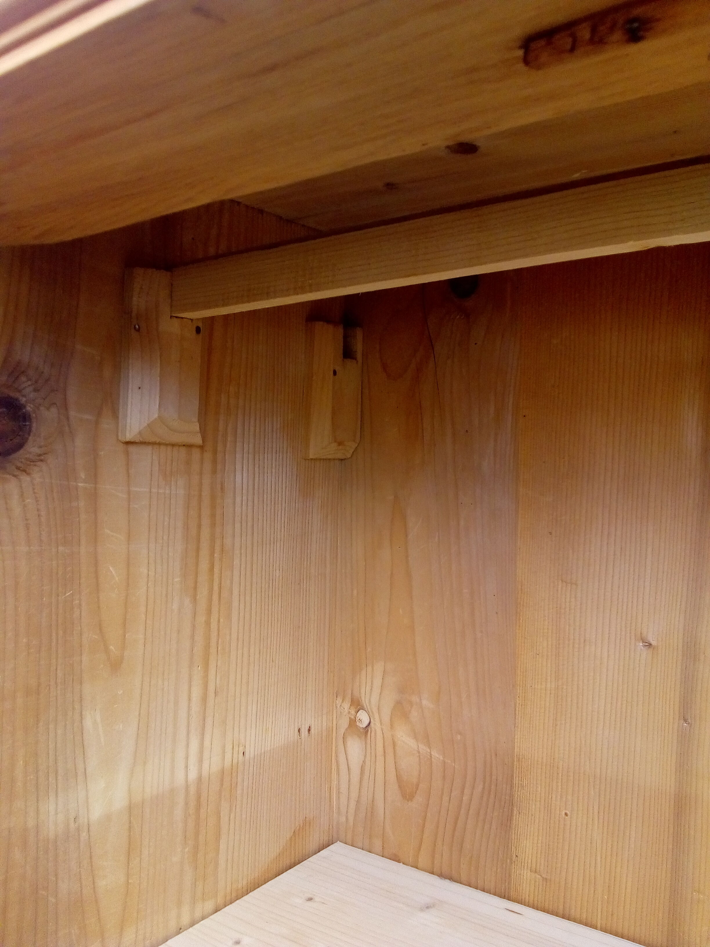 English pine cabinet