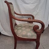 Cross-back armchair in Directoire style