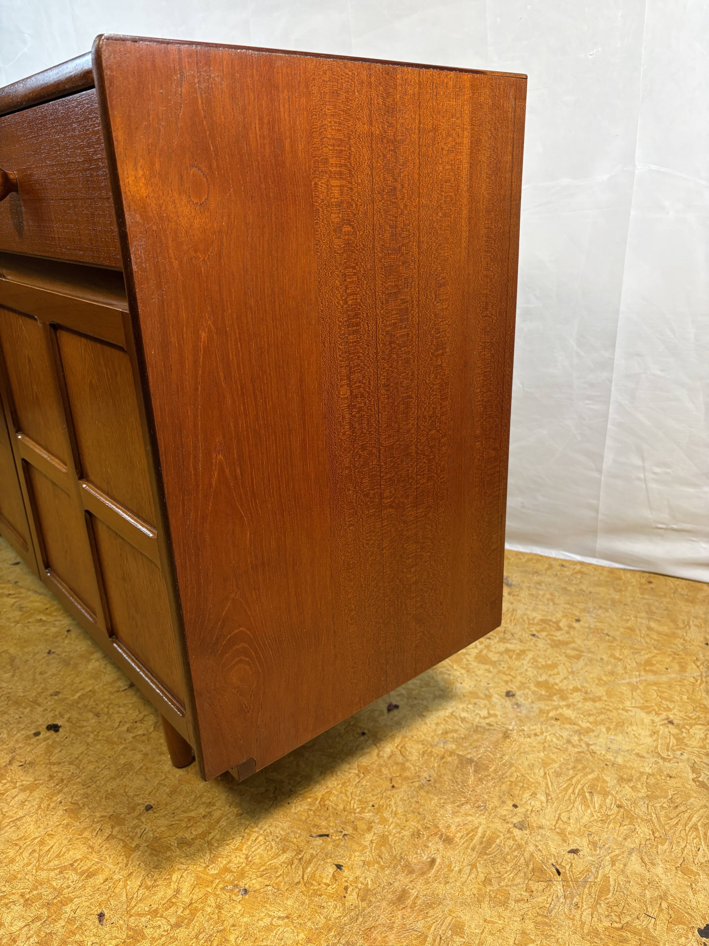 Mid Century Retro Teak Sideboard by Nathan Circa 1960-1970 Danish Design
