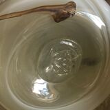 2 vases blown glass signed