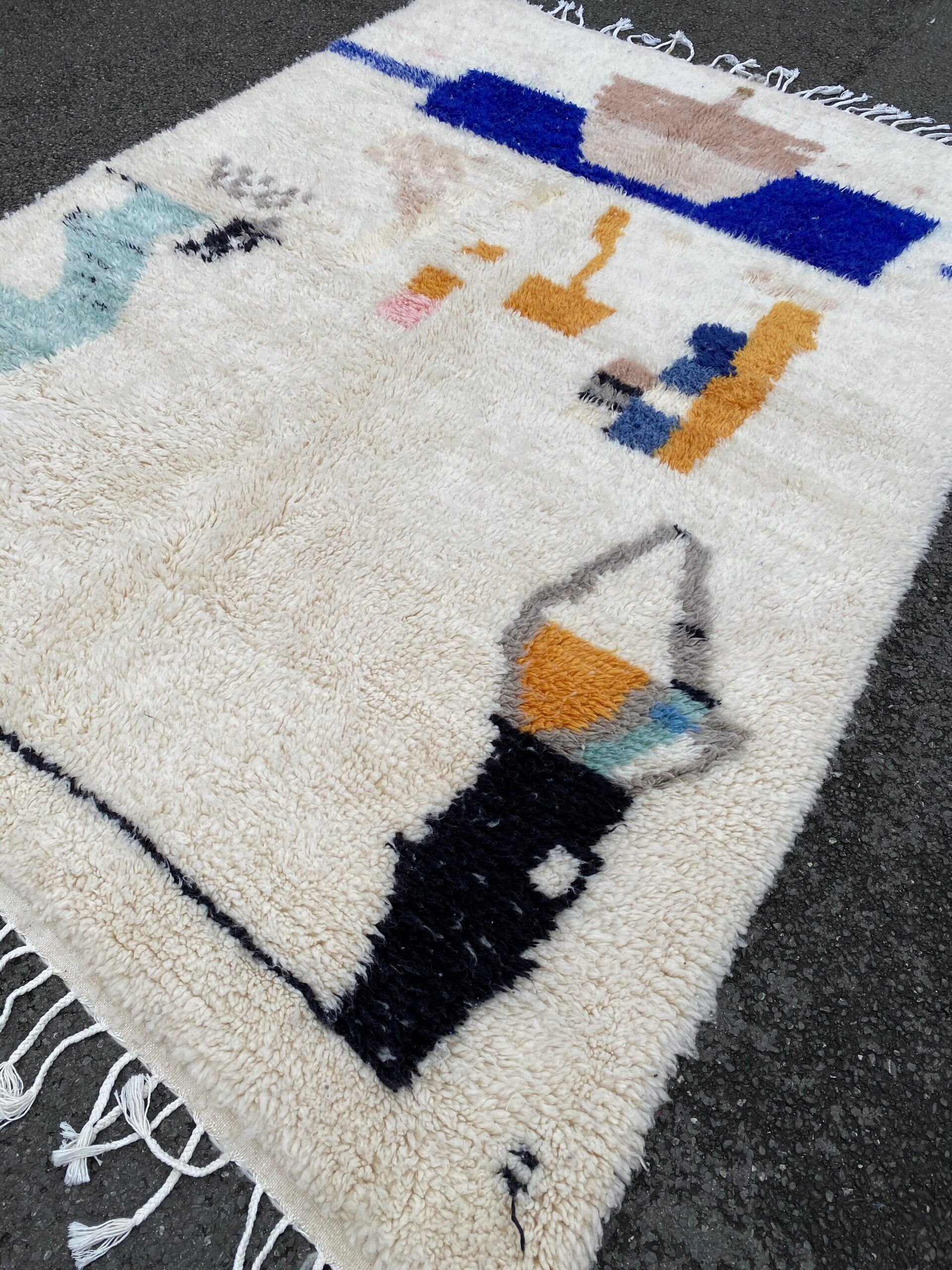 Berber carpet azilal 210×300 cm