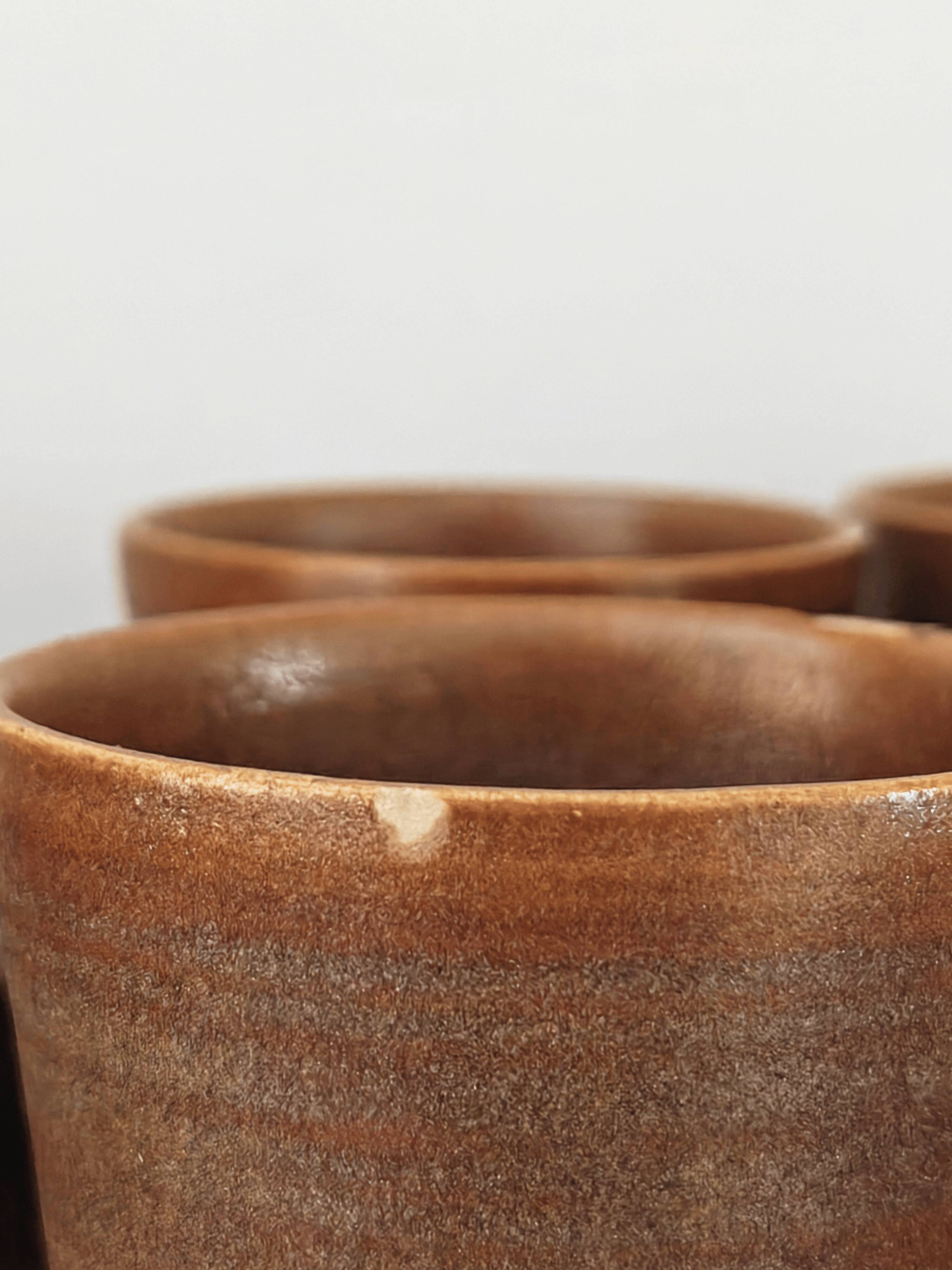 Vintage stoneware jug & cups