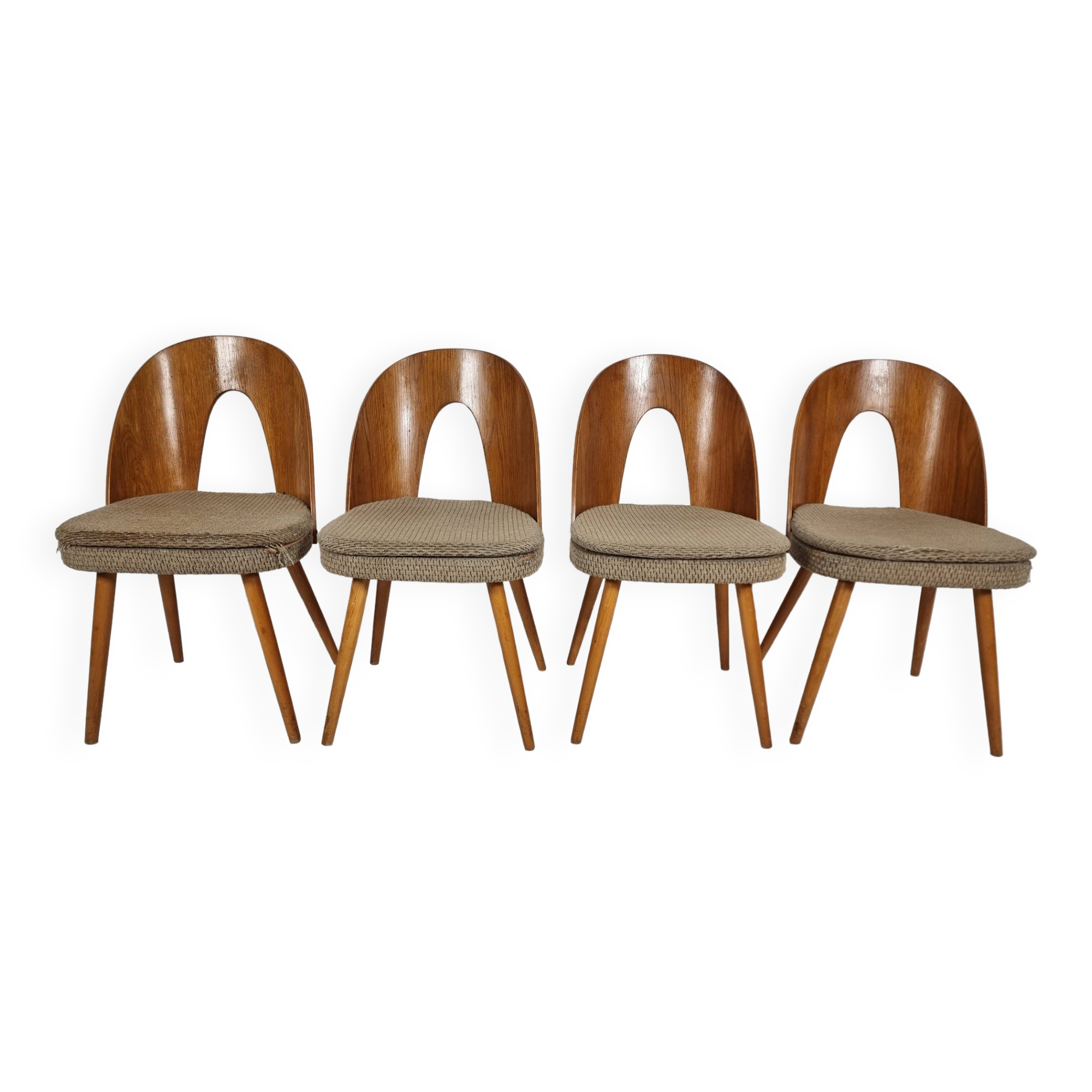 Vintage Chairs by Antonin Suman, 1960s, Set of 4