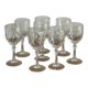 8 crystal stem glasses model Lude