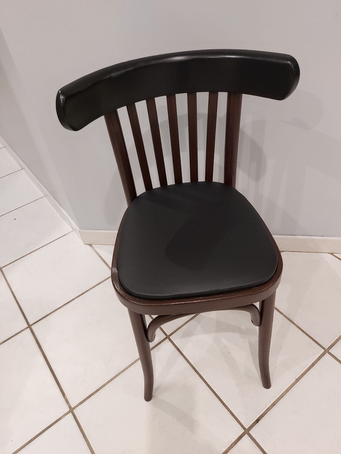 Set of 6 bistro chairs from the 1970s