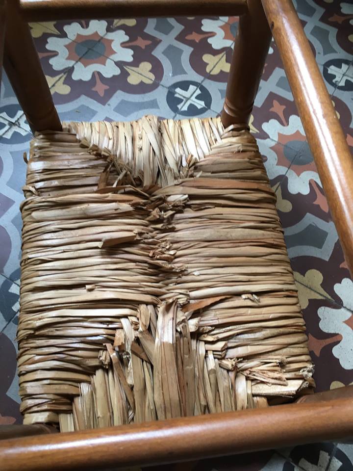 Sitting l bedded Bohemian bench.