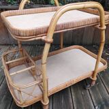 Rattan trolley - circa 1970s
