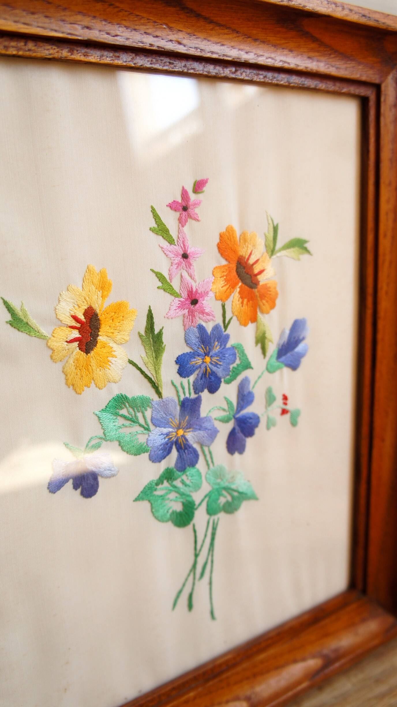 Set of 2 “bohemian” embroidery frames