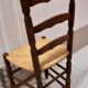 Rustic straw chairs spanish 60s