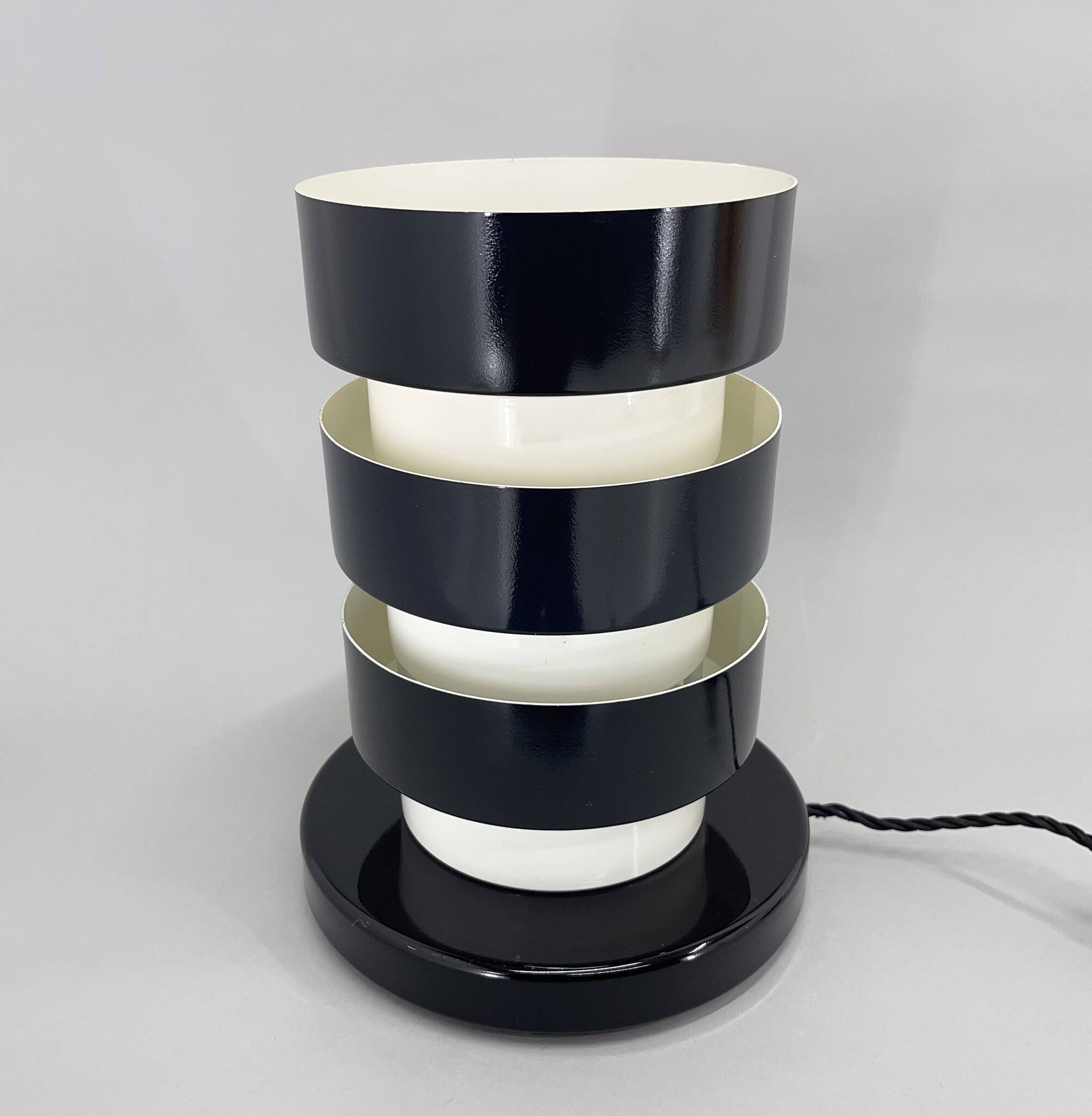 Unique Mid-Century Metal Table Lamp, Restored