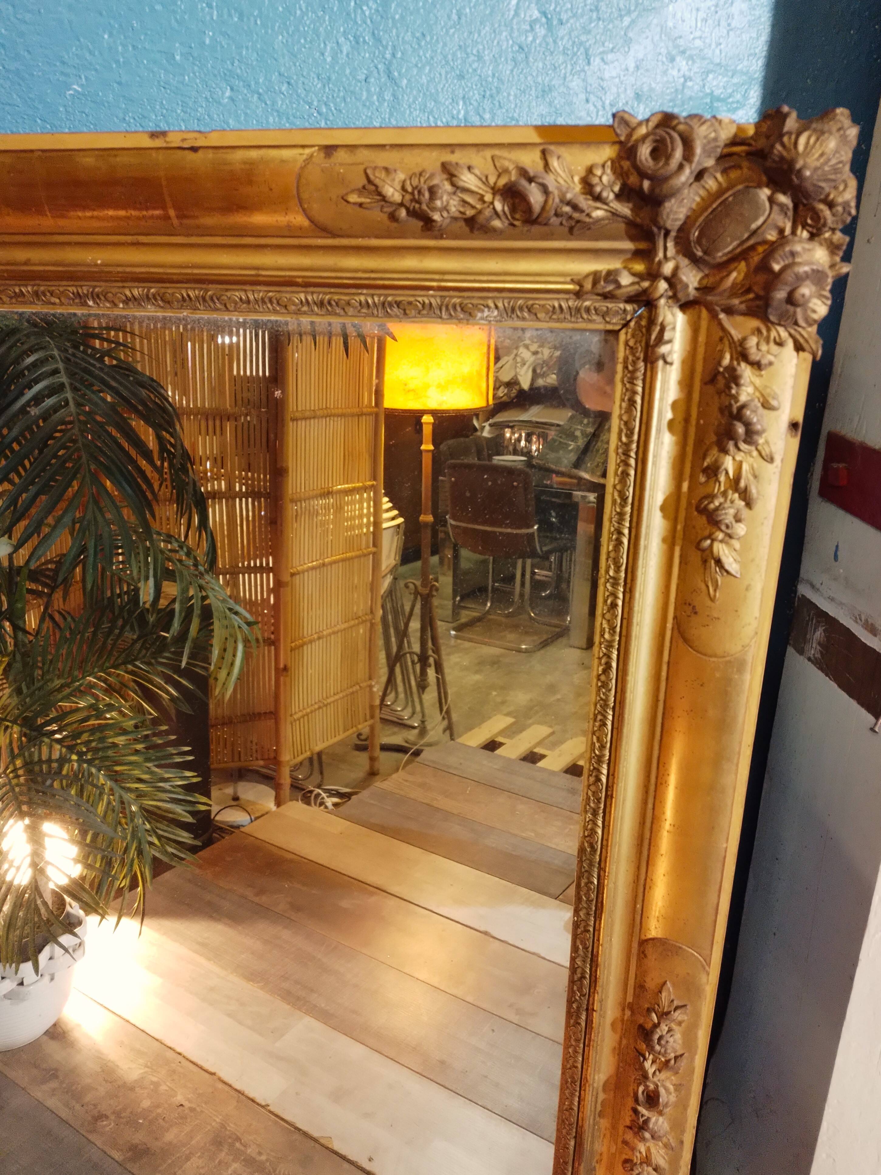 19th century wall or table mirror