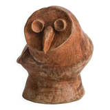 Terracotta owl, anonymous work, circa 1960s