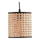 Handcrafted woven bamboo pendant light