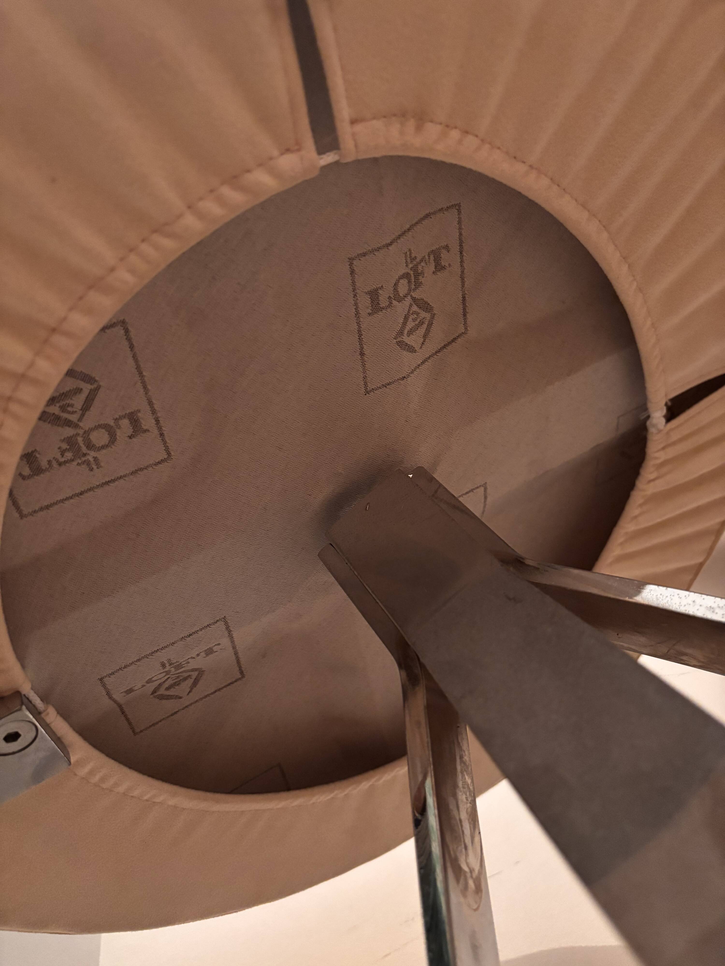 Set of 3 stools – Giorgio Saporiti for Il Loft – Italy, 1970s/80s