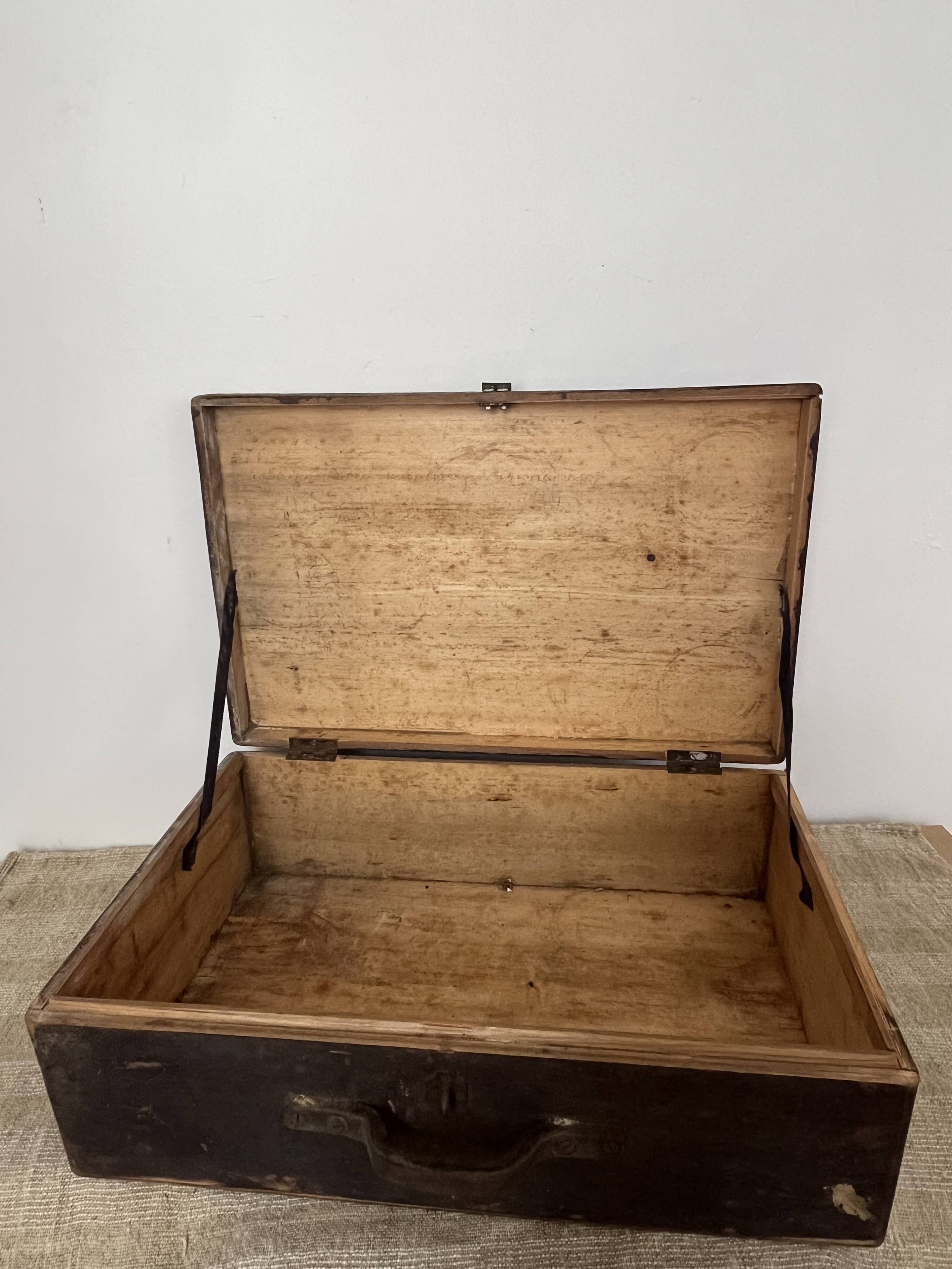 Wooden suitcase, storage, decoration