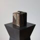 Rare cubist-painted artistic ceramic vase by Gerhard Liebenthron.