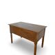 Italian pine wood centre writing desk from the 1960s, a reproduction o