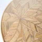 Rattan coffee table