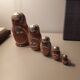 Russian doll in solid wood matriochka