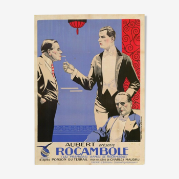 Old cinema poster: Rocambole